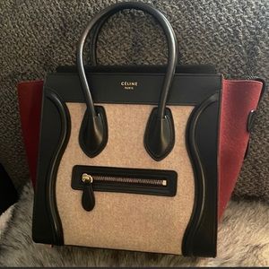 100% Authentic Celine Tricolor Luggage Bag